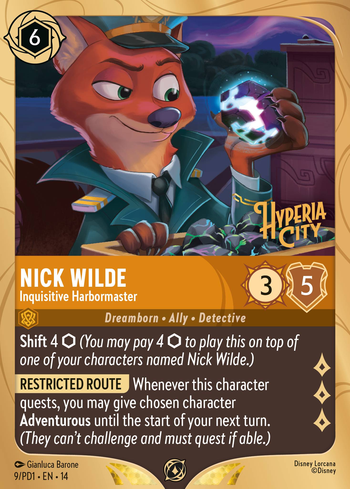 Nick Wilde - Garde-côte inquisitif