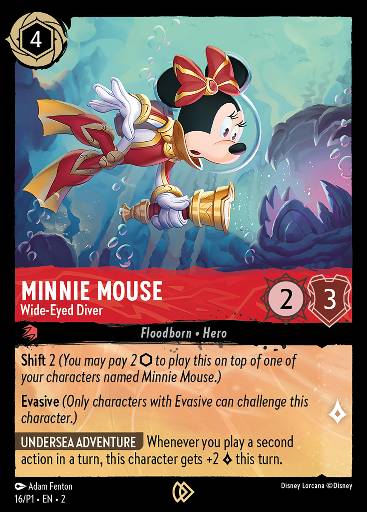 Minnie Mouse - Wide-Eyed Diver