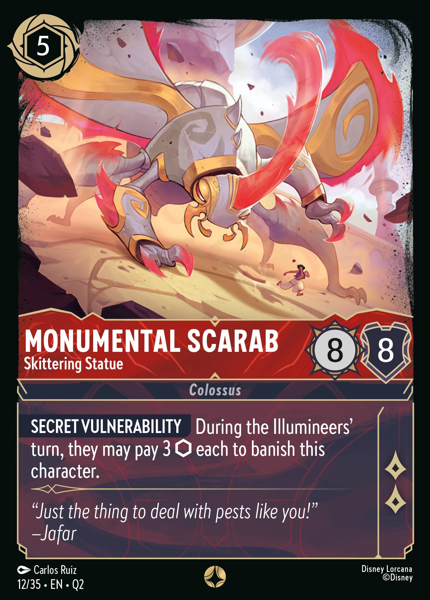 Monumental Scarab - Skittering Statue