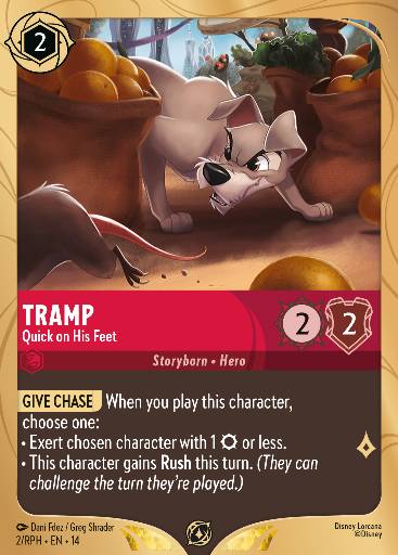 Tramp - Quick on His Feet