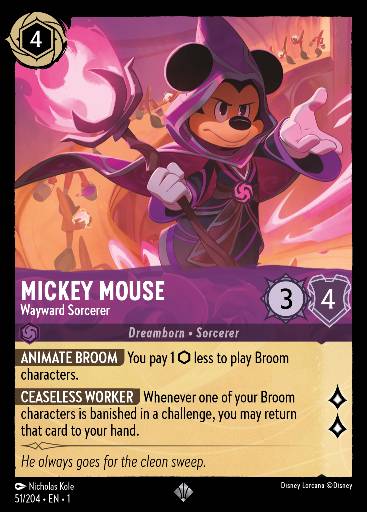 Mickey Mouse - Wayward Sorcerer
