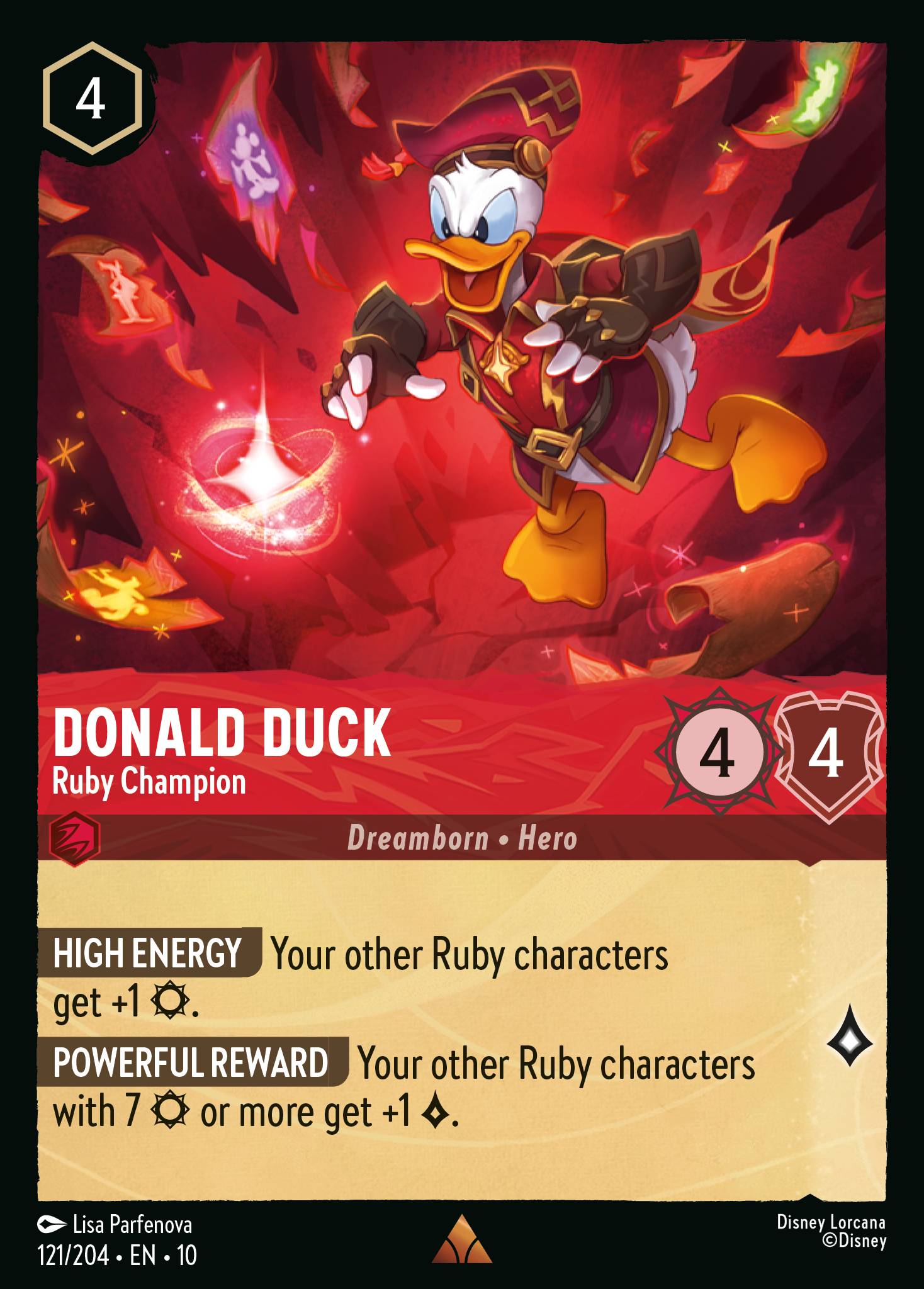 Donald Duck - Ruby Champion