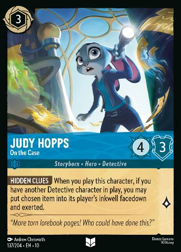 Judy Hopps - Impegnata sul Caso