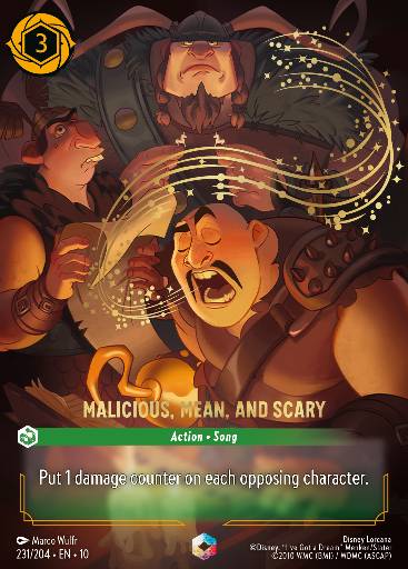 Malicious, Mean, and Scary