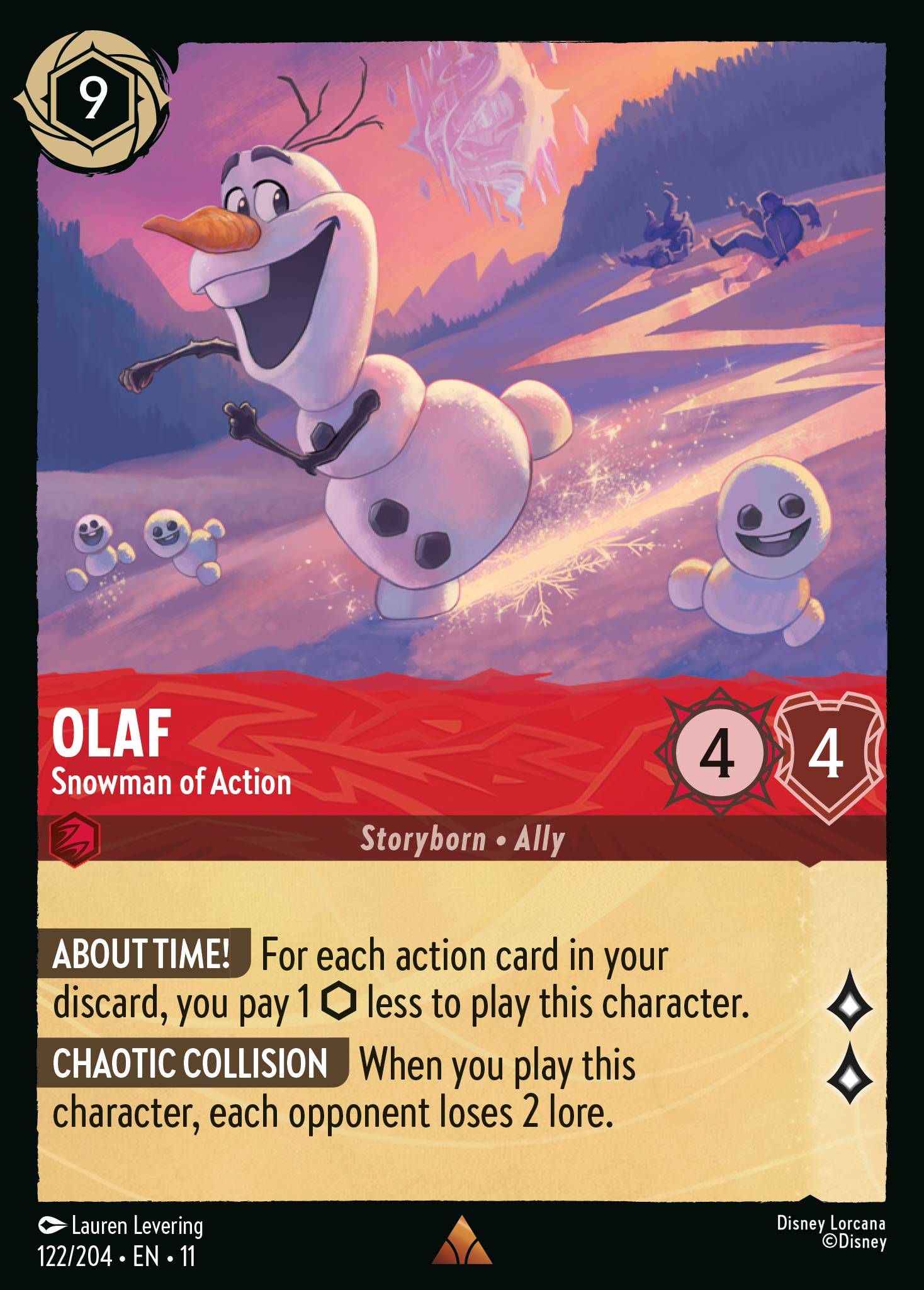 Olaf - Snowman of Action