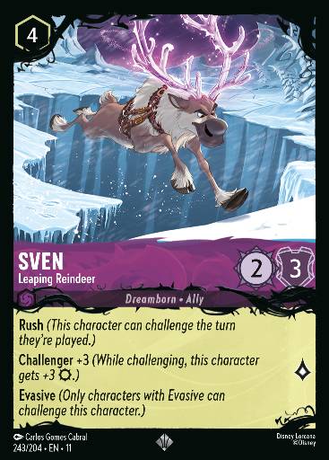 Sven - Renne en plein saut