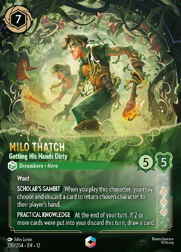 Milo Thatch - Getting His Hands Dirty