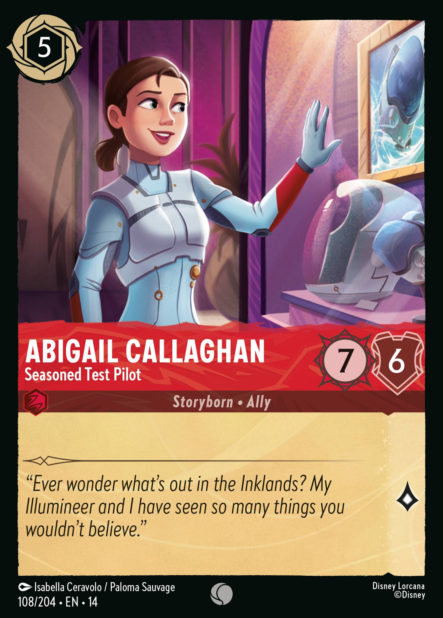 Abigail Callaghan - Pilote d'essai chevronnée
