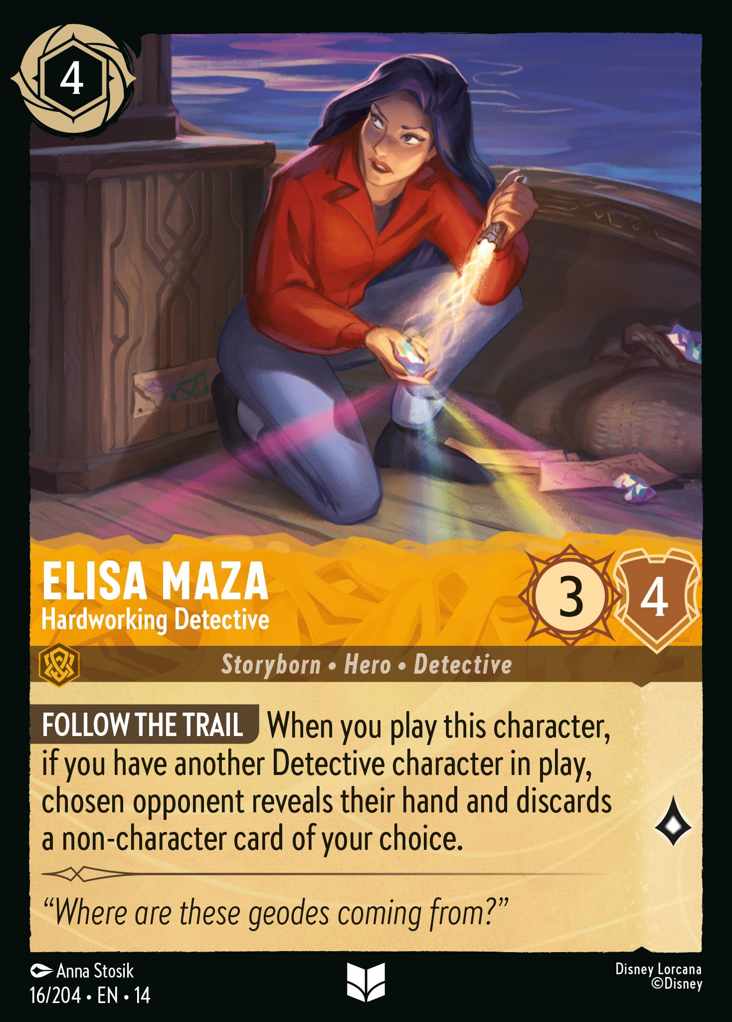 Elisa Maza - Hardworking Detective