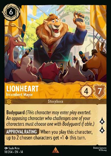 Lionheart - Incumbent Mayor