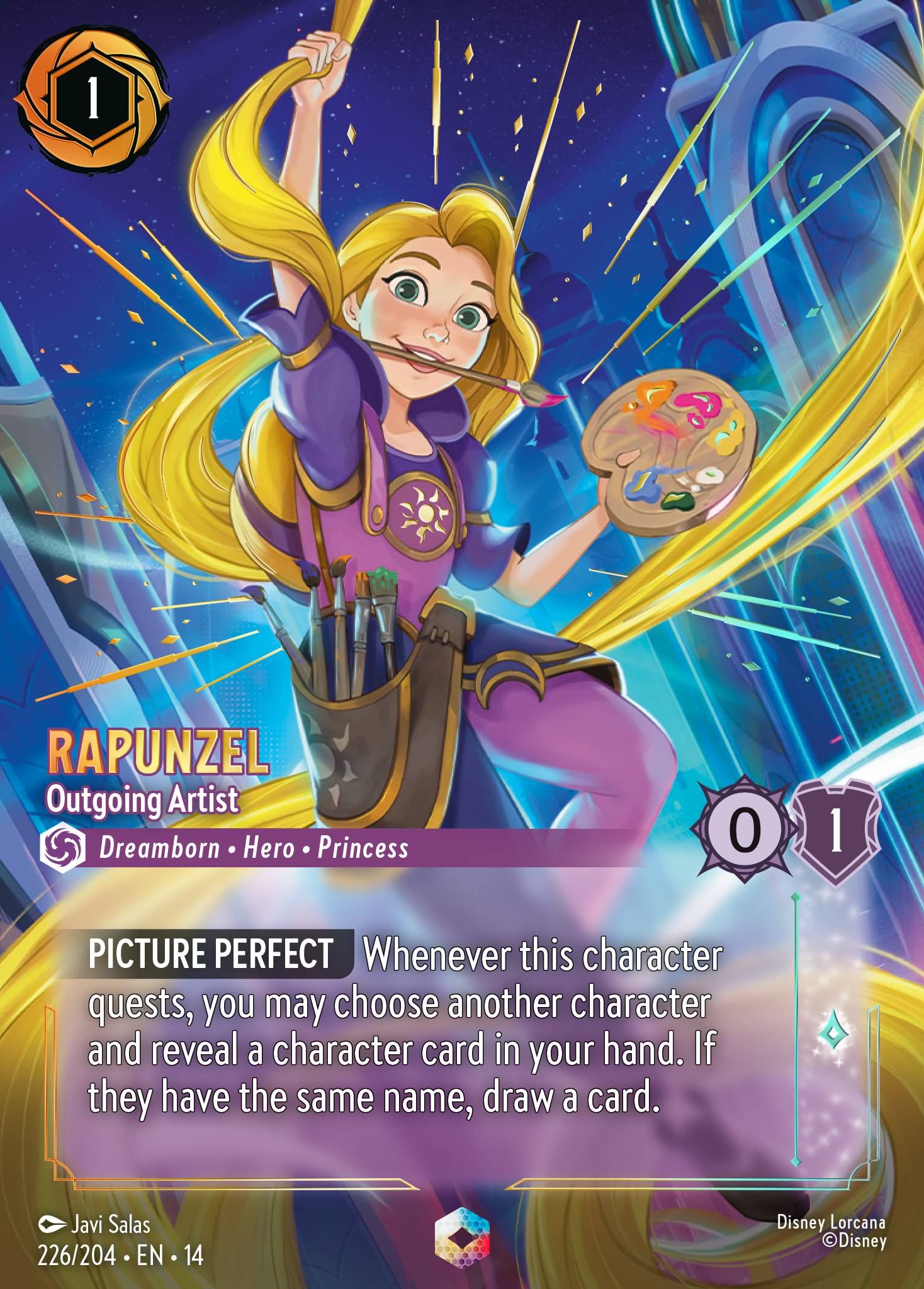 Raiponce - Artiste extravertie