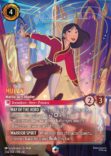 Mulan - Maîtresse en arts martiaux