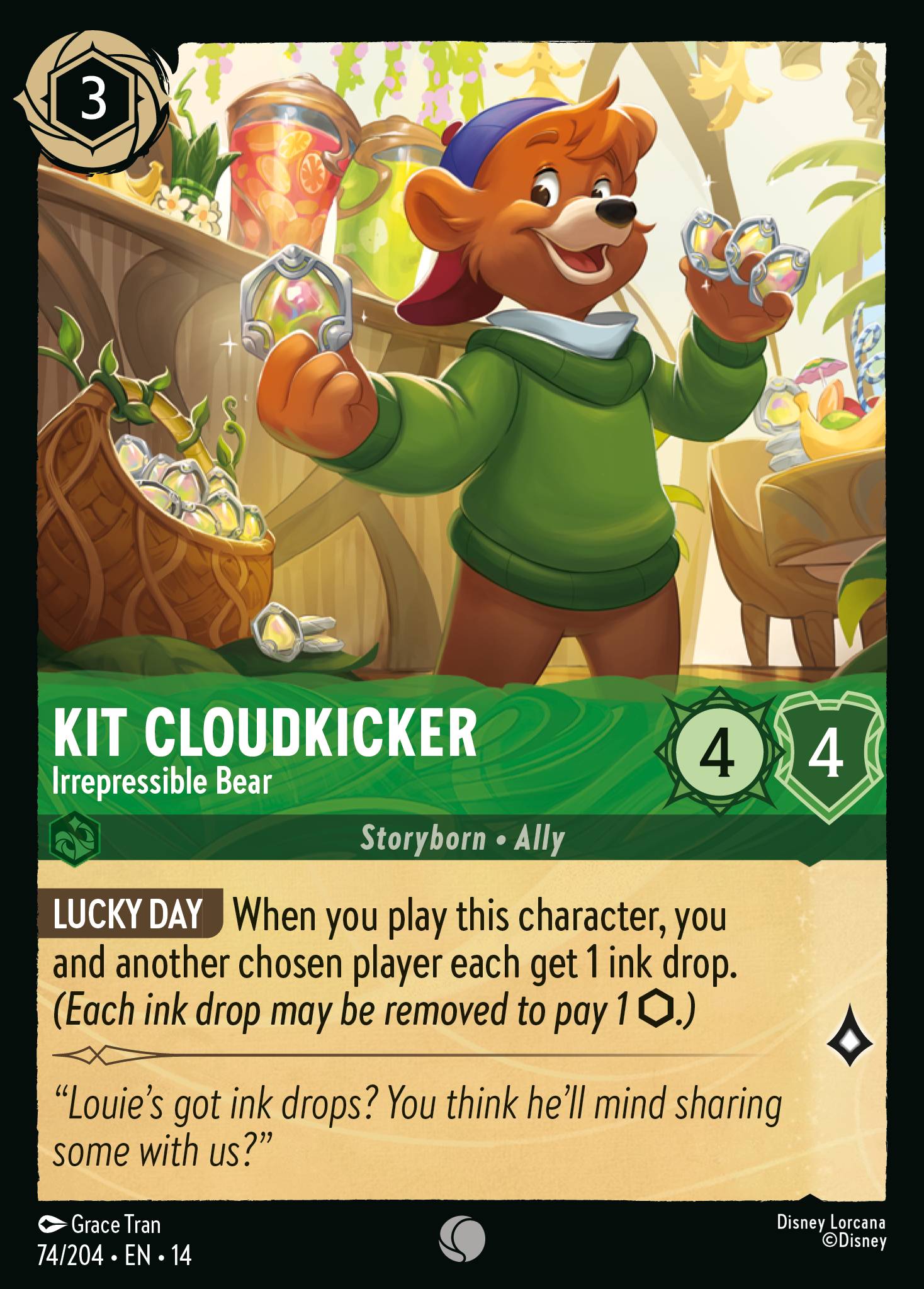 Kit Cloudkicker - Irrepressible Bear