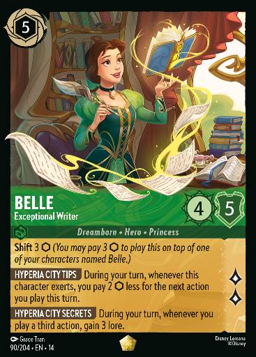 Belle - Exceptional Writer