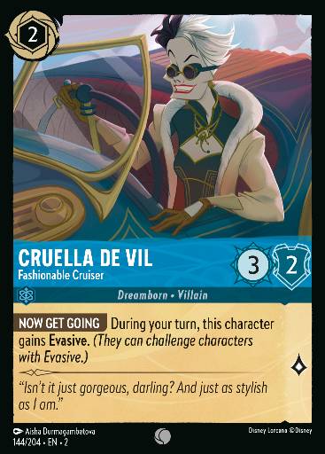 Cruella De Vil - Modische Cruiserin