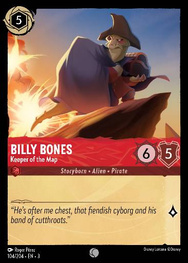 Billy Bones - Keeper of the Map
