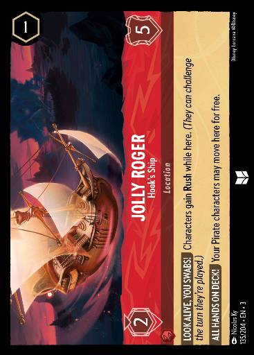 Die Jolly Roger - Hooks Schiff