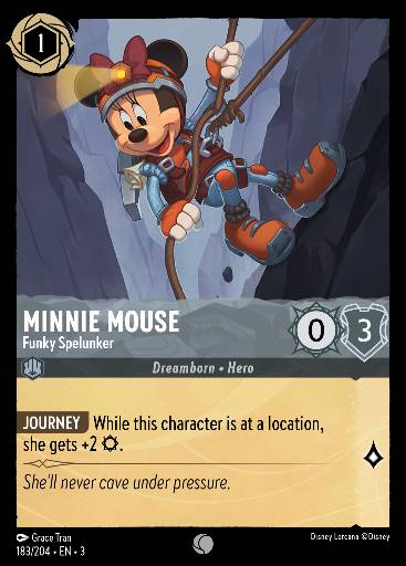 Minnie Maus - Flippige Höhlenforscherin