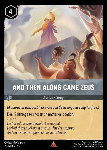 Dann kam der große Zeus