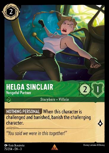 Helga Sinclair - Rachsüchtige Partnerin