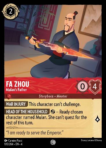 Fa Zhou - Mulans Vater
