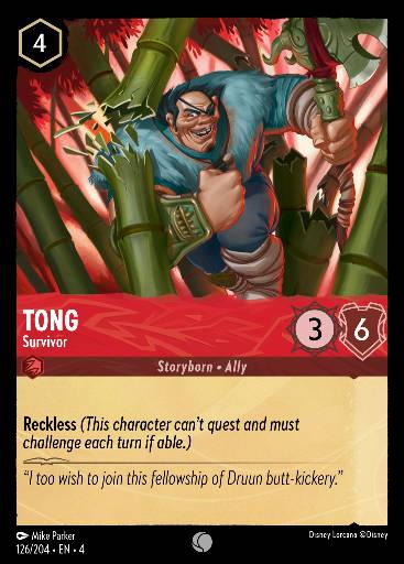 Tong - Überlebender