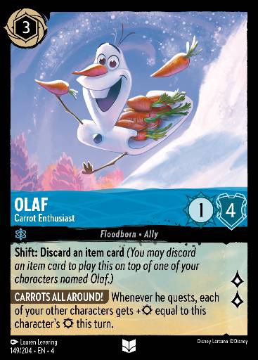 Olaf - Karotten-Liebhaber