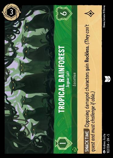 Tropischer Regenwald - Jaguar-Lager