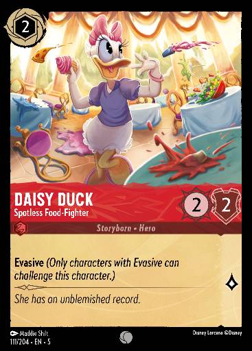 Daisy Duck - Makellos trotz Essensschlacht