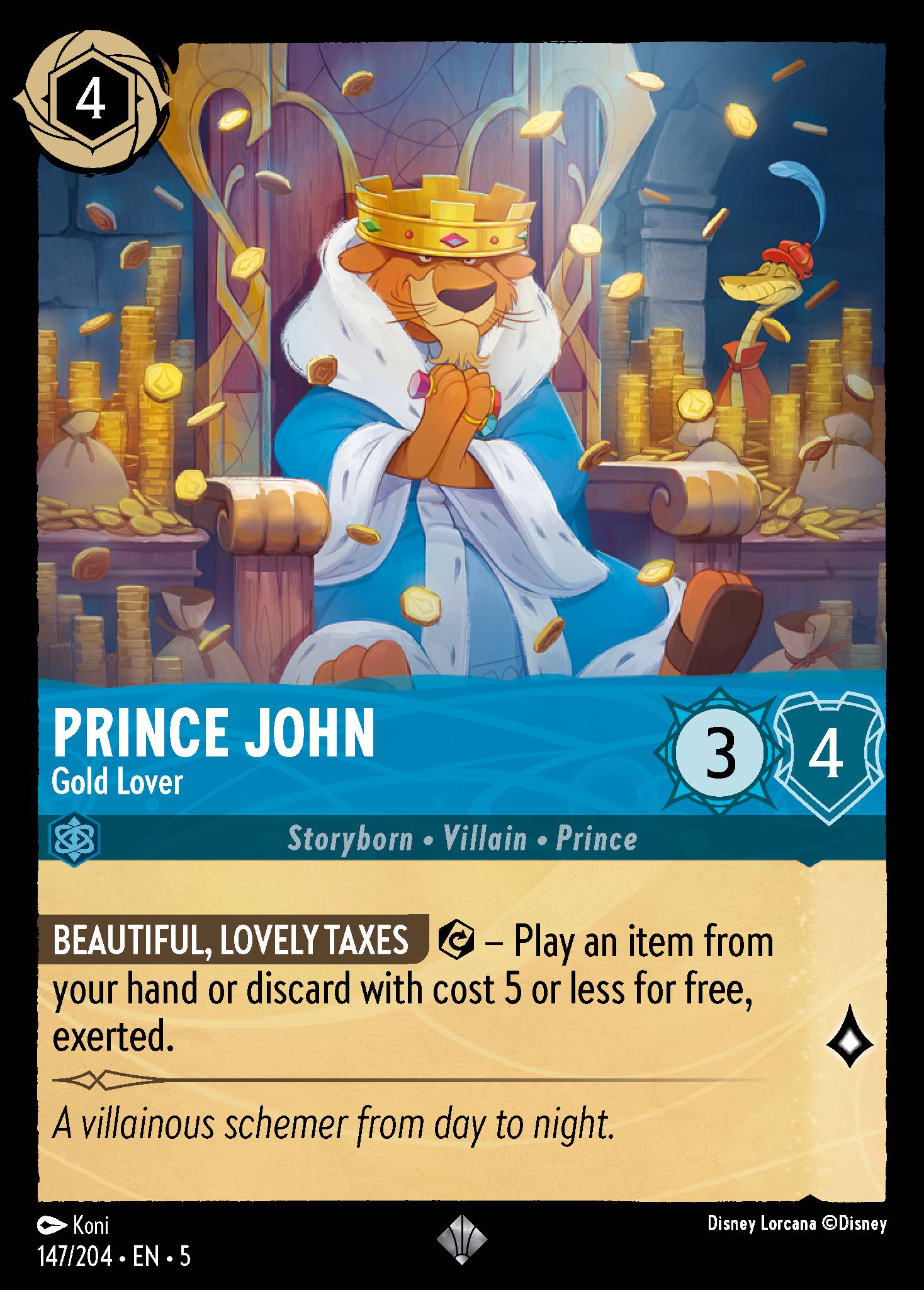 Prince John - Gold Lover