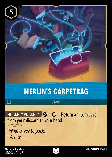 Merlins Reisetasche