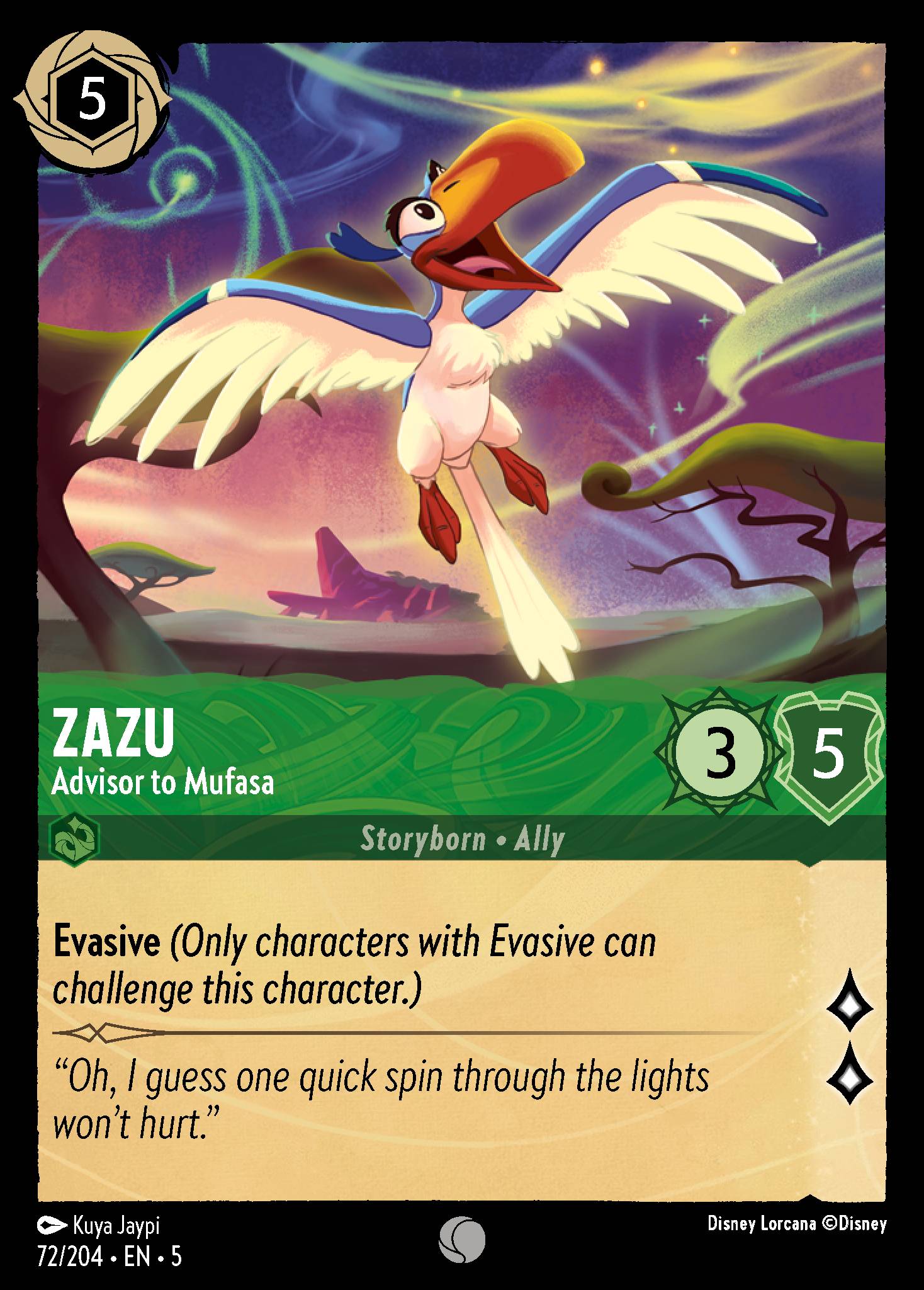 Zazu - Advisor to Mufasa