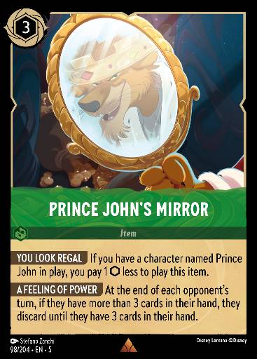 Prinz Johns Spiegel