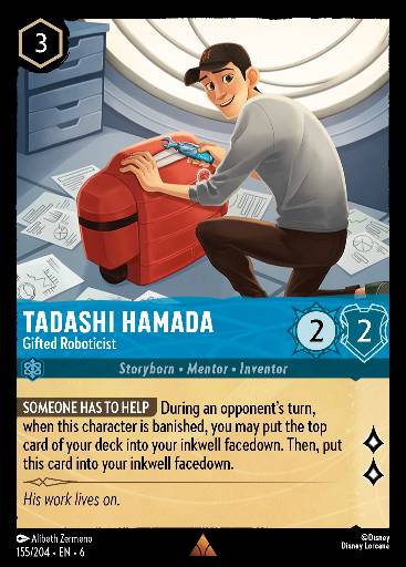 Tadashi Hamada - Robotista Dotato