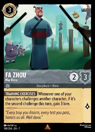 Fa Zhou - Eroe di Guerra