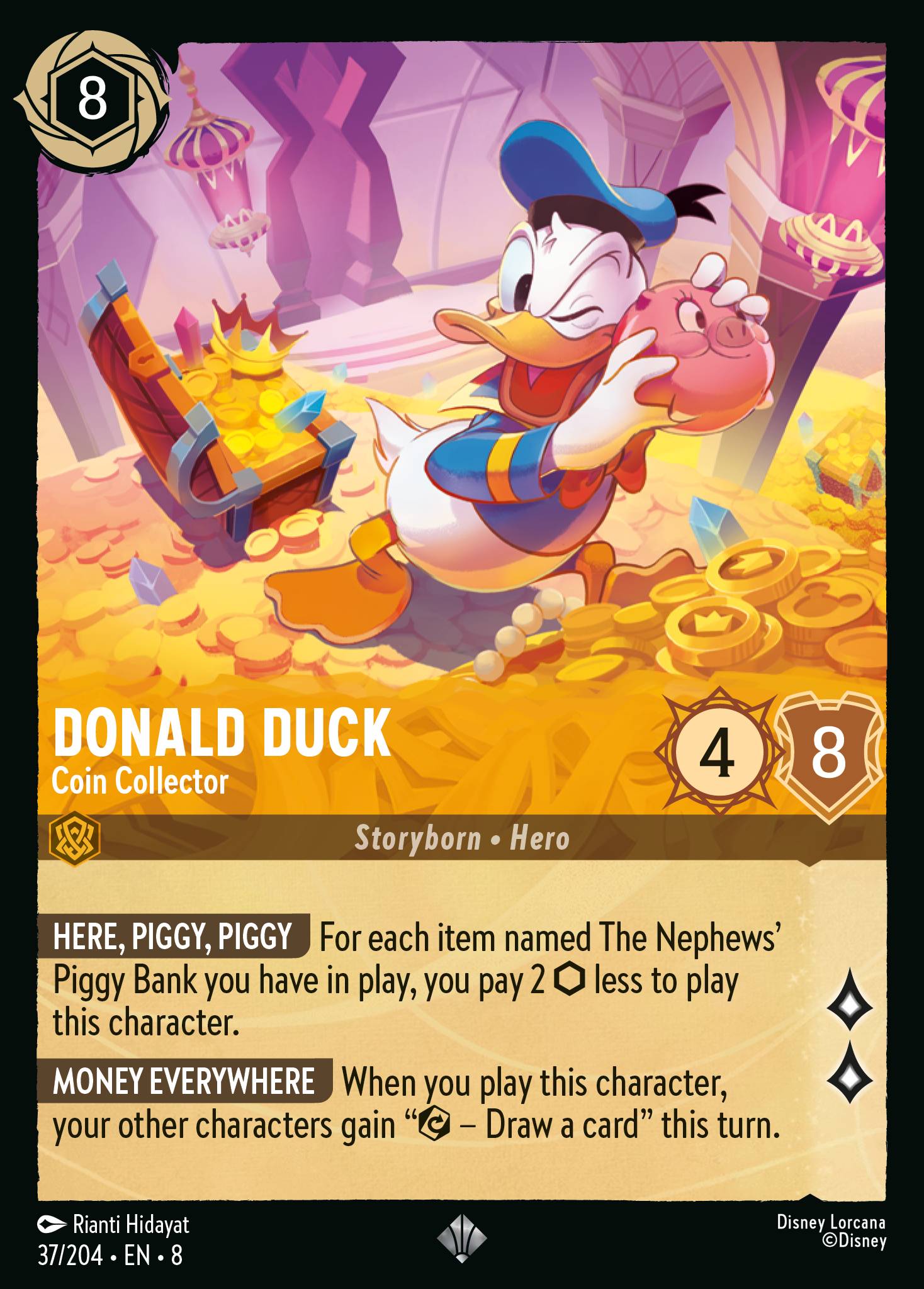 Donald Duck - Coin Collector