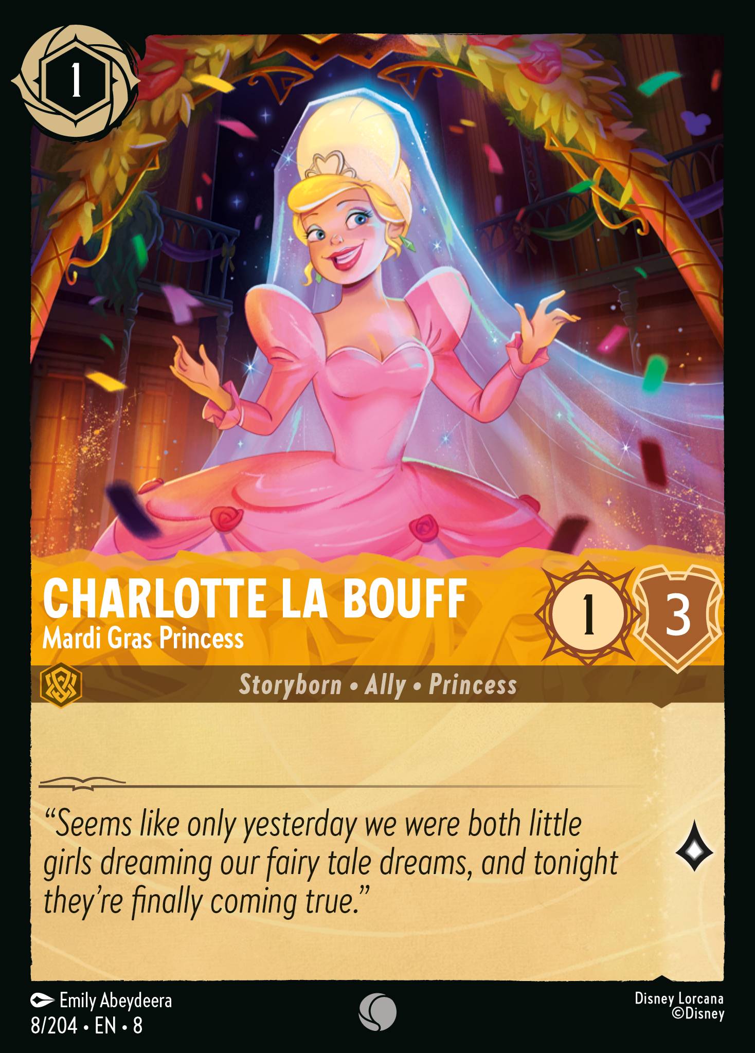 Charlotte La Bouff - Mardi Gras Princess