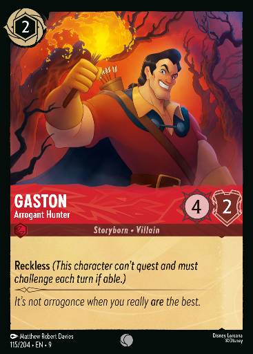 Gaston - Cacciatore Arrogante