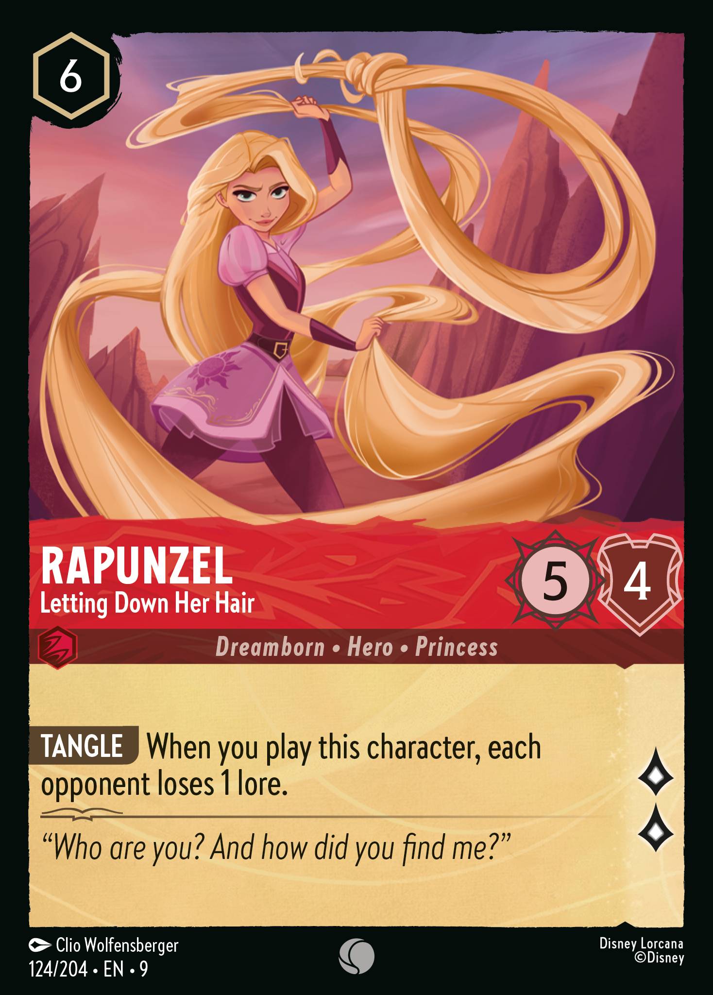 Rapunzel - Letting Down Her Hair