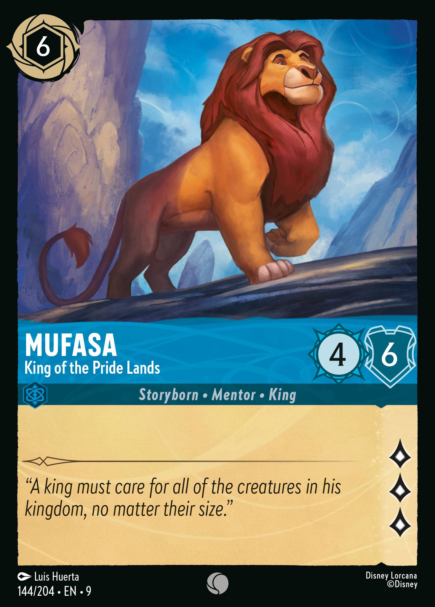 Mufasa - King of the Pride Lands