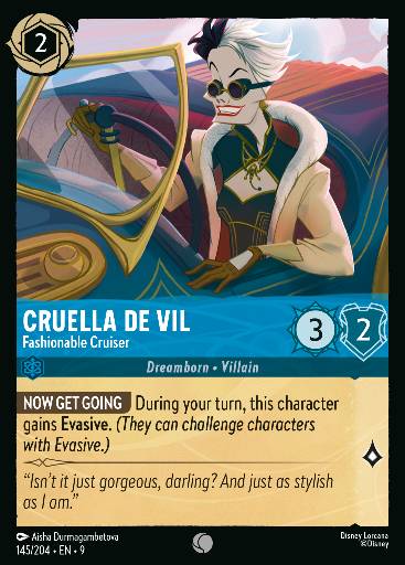 Cruella De Vil - Modische Cruiserin