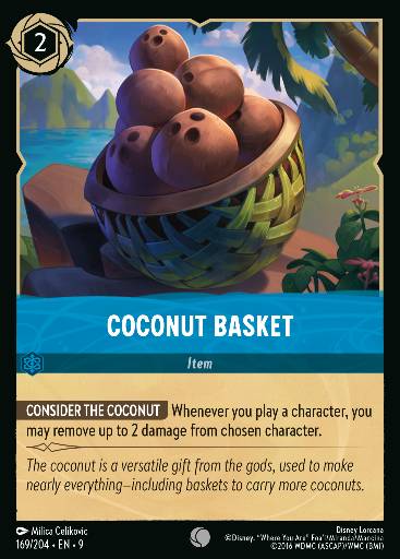 Kokosnusskorb