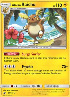 Raichu d’Alola