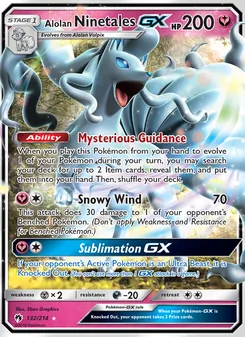 Ninetales di Alola GX
