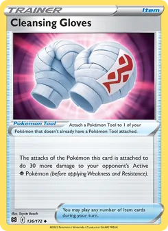 Reinigende Handschuhe