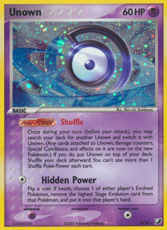 Unseen Forces Unown Collection