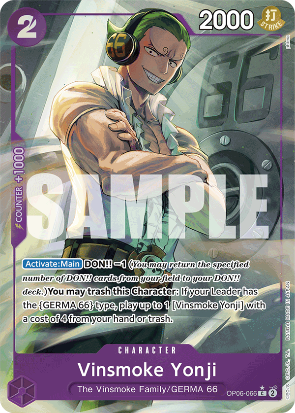 Vinsmoke Yonji (OP06-066) (Full Art)
