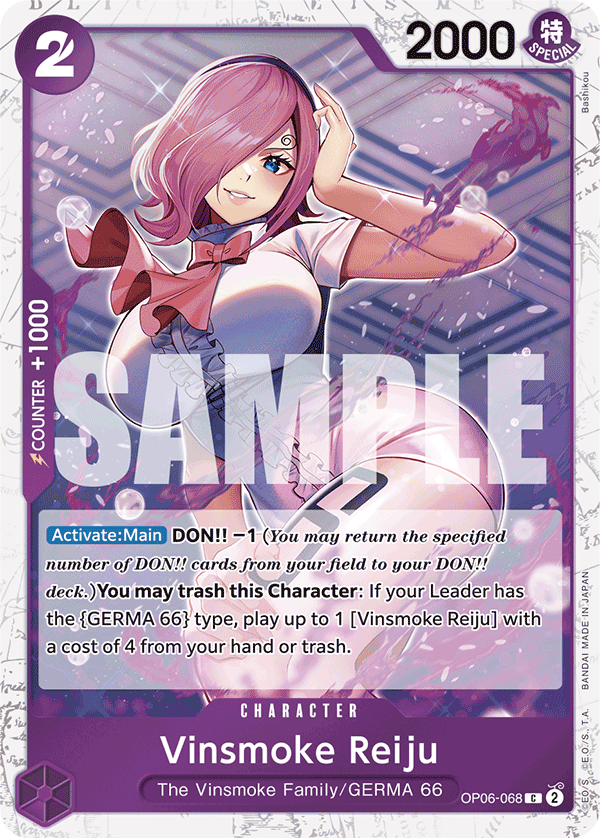 Vinsmoke Reiju (OP06-068) (Jolly Roger Foil)