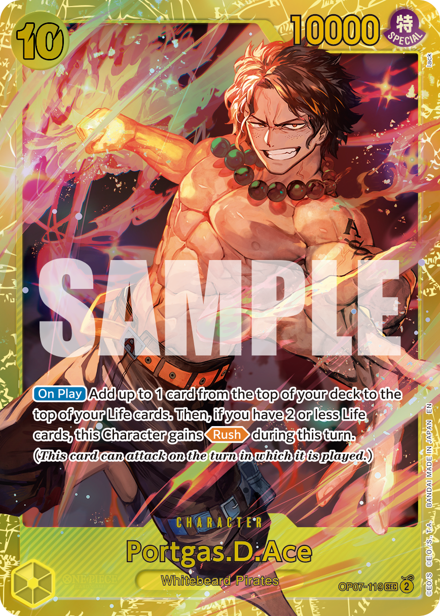 Portgas.D.Ace - OP07-119 (Reprint)