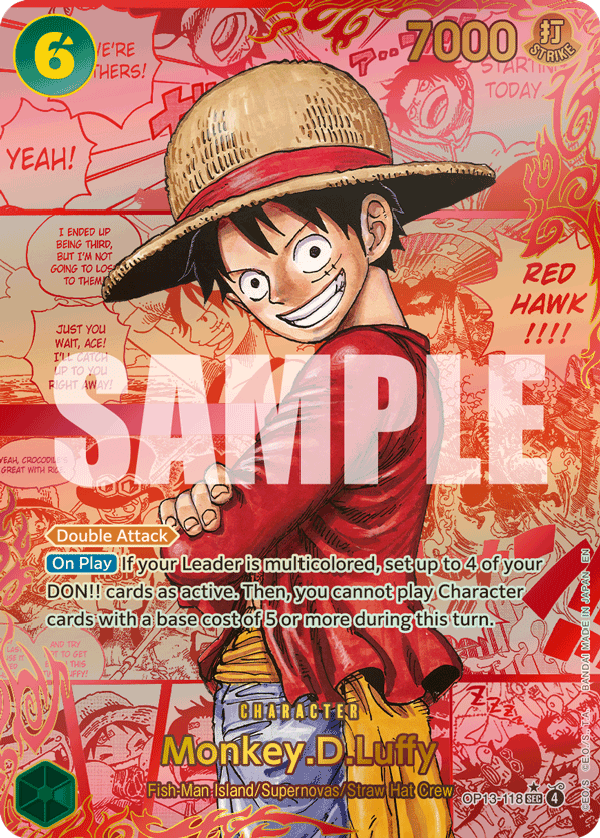 Monkey.D.Luffy (Red Super Alternate Art)